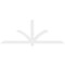 Ekena Millwork Redmond Architectural Grade PVC Gable Bracket, 96"W x 36"H x 2"D x 4"F, 9/12 Pitch GBP096X36X0204RED00 - alternate 5